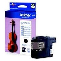 Brother LC-127XLBK cartucho de tinta Original Extra (Súper) alto rendimiento Negro