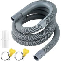 Tuyau de vidange FlkwoH Denuotop, rallonge de tuyau de vidange, raccord de tuyau de vidange, tuyau de vidange pour machine à laver, tuyau de vidange pour sèche-linge (-AquaForge