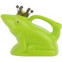 Regadera infantil con forma de rana verde, 1,7 l