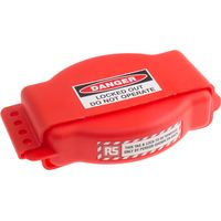 Verrouillage de robinet-vanne ajustable RS PRO 4 serrures PP ( Prix pour 1 )