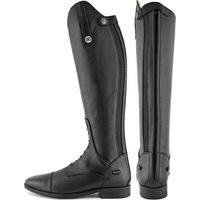 42, Noir: Bottes de compétition en cuir à lacets Vetisi avec lacets et fermeture éclair