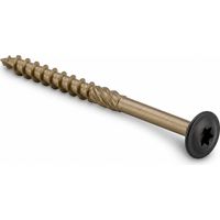 Vis bardage Torx 15 4 x 50 mm bronze tête noire 200 pcs