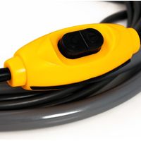 Deuba – Douche extérieure portable 12V avec pompe immergée – Câble d'alimentation 5m – Pression réglable – Sac de transport imperméable