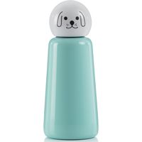 Gourde enfant en Inox 300 mL coloris bleu et blanc - motif chien