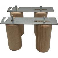 Bysommiflex – Platines de liaison pour sommier – Assemblage rapide sans vis – Fabriquées en France – Certifiées PEFC et OEKO-TEX