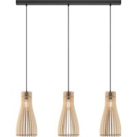 Ceiling Lightdimmable 'Furn' made of Wood for Living Room & Dining Room