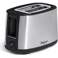 Doppeltoaster aus mattem Schwarzstahl 15,2 x 26,5 x 17,2 cm 750 W