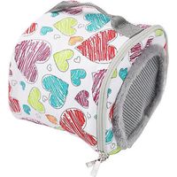 Boîte de rangement en tissu peluche pour le rangement