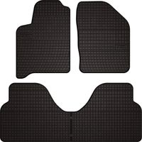 Tapis de sol en caoutchouc pour : Renault Scenic I monospace (1996-2003) - noirs, sur mesure
