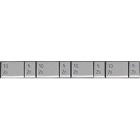 Masse adhésive jante tôle 60g – 98SILVER – Lot de 100 pcs – Acier plastifié résistant à la corrosion – Pour véhicules légers – Provac