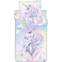 Unicorn Kuschelige Bettwäsche Baumwolle, 140x200 cm & 70x90 cm