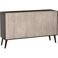 Credenza madia da ingresso casa a 3 ante in legno nobilitato bilaminato Francis - LightGray