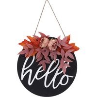 de Thanksgiving en bois panneau de porte à accrocher panneau