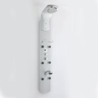 Hudson Reed – Colonne de douche thermostatique hydromassante 172cm – 6 buses en laiton – Finition chromée – Technologie anti-brûlures