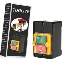 AC220V/380V 10A Pushbutton Switch Waterproof ON/OFF Push Button Used in Mechanical Equipment Textile Machinery