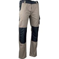 Pantalon renforcé aux genoux beige/gris sombre Priam - LMA - Couleur Beige/Gris sombre - Taille Vêtement 46