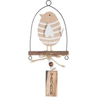Sujet de Noël à suspendre Oiseau sur balançoire H 30 cm - Feeric Christmas