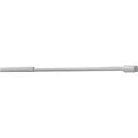 Federstangen mit Saugnapf für Vorhänge 40 cm - Set mit 2 Stück