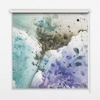 Innenrollo Fensterrollo - Rollo ohne Bohren - Sichtschutzrollo - Lichtdurchlässiges Rollo - Rechteckiges - Rollo - (150 cm x 140 cm) - Gemaltes Bild