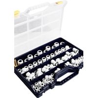Assortiment de presse-étoupes Jacob MONTAGEKOFFER VF2 M16, M20, M25, M32 M16, M20, M25, M32 Polyamide gris clair (RAL 7035) 215 parties W277551