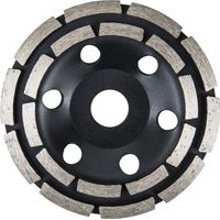 Meule diamantée double STIER diamètre 125 mm trou de 22,23 mm béton