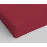 Lenzuolo sotto con Angoli 35cm Elegant, 1 Posto e Mezzo Bordeaux