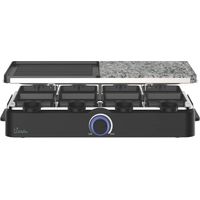 BiKitchen grill 950 Appareil à raclette revêtement anti-adhésif, protection contre la surchauffe, voyant lumineux, 8 po