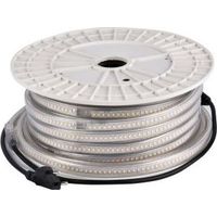 Aluson – Ruban LED 230V 10m 10W/m IP65 4000K – Éclairage chantiers extérieurs – Résistant aux chocs IK06 – Installation facile avec prise secteur