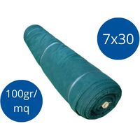 Rouleau filet récolte olives Galli 7x30 m anti-épines anti-déchirure 100 g/mq