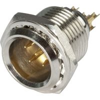 Hicon HI-XMEM5 XLR-Steckverbinder Stecker, Einbau vertikal Polzahl: 5 Silber 1 St.