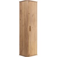 Armoire haute 139 cm - Marron, Chêne Craft - meubles de salle de bains, meubles de salle de bains, armoire haute de salle de bains, armoire de salle de bains marron, commode de salle de bains