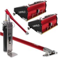 LEVEL5 Finish Set Flat Box Mega 10" und 12" Ladepumpe Ausziehbarer Griff 4-629