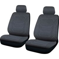 Housses de siege avant universelle noir venise (4pcs) - Car