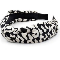 Bandeau léopard pour femme, bandeau noué léopard pour femme : un bandeau confortable et mignon