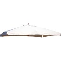 Bache de remplacement pour parapluie avec mat central Oasis 3x3 mt e'cru en polyester avec grille d'ae'ration