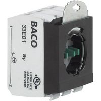 BACO 334E22 Kontaktelement mit Befestigungsadapter 2 Öffner, 2 Schließer tastend 600 V 1 St.