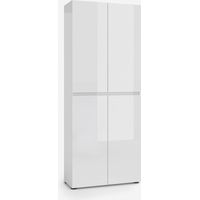 Armoire à chaussures gain de place 4 portes en bois Mister XL