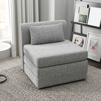 3-in-1 Folding Guest Chair, Grey