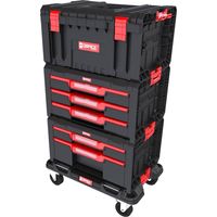 Qbrick System Pro Drawer Workshop Set 2 - Juego de herramientas completo, Porta Herramientas Taller - Alta movilidad - Diseño funcional - Fácil acceso