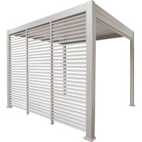 Persienne fixe 1x3m pour pergola Evora argile - Hespéride