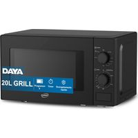 Daya Forno Microonde Con Grill DMMG2071MB 20 Litri 9 Programmi 700W Funzione Scongelamento Nero