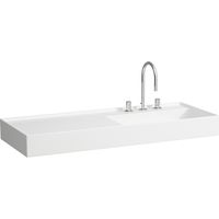 LAUFEN Kartell lavabo, bajo encimera, repisa izquierda, 3