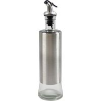 Dosatore Olio e aceto in Vetro con Tappo ermetico salvafreschezza versatore salvagoccia per dosare 500ml