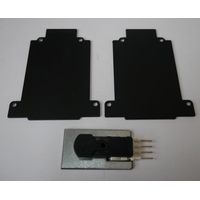 Kit de 2 embouts noirs magnétiques + electrique pour profilé rail encastré TBT 24V avec THE RUNNING MAGNET Flos
