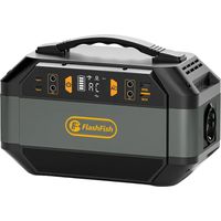 FlashFish Solargenerator, 288,6 Wh, tragbares Kraftwerk, 78000 mAh/3,7 V Batterie, AC 230 V, 330 W, für Outdoor-Camping-Stromversorgung