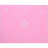 HEEPDD Tapis de pâte de Cuisson, Tapis de pâtisserie en Silicone antidérapant Tapis de Cuisson antiadhésif Tapis de pétrissage Tampon de pâte avec balances Accessoire de Cuisson de Cuisine