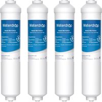 Waterdrop Filtre à Eau Remplacement pour Samsung® DA29-10105J, HAFEX/EXP, DA2010CB, DA99-02131B, LG® Filtre à Eau en Ligne (4 Pack)