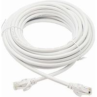 Elfcam - 70m Câble Réseau Ethernet RJ45 Cat 6 Rond Blanc, 1Gbps, 26AWG, Connecteurs RJ45 Haute Qualité, LAN WAN, Ultra Fiable, Idéal PC, Console, Routeur, Modem, Box Fibre