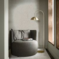 Papier peint intissé Classic Curl 1000 x 53cm Gris