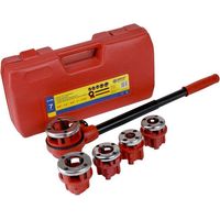 Mega Ensemble de filières acier valise rouge plomberie